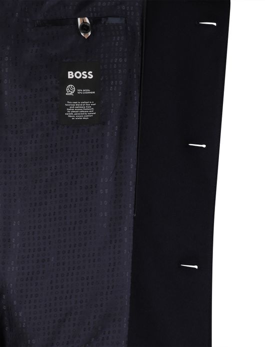 BOSS Black H-Clark winterjas H-Clark-Bib-S navy effen