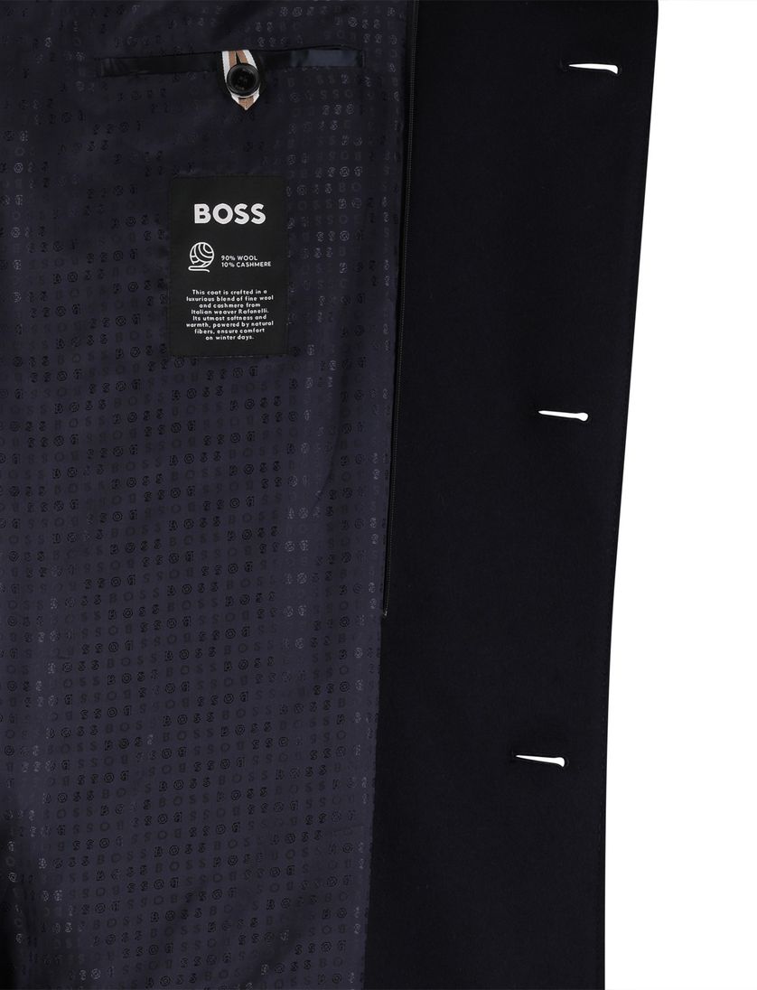 BOSS Black H-Clark winterjas H-Clark-Bib-S navy manteljas
