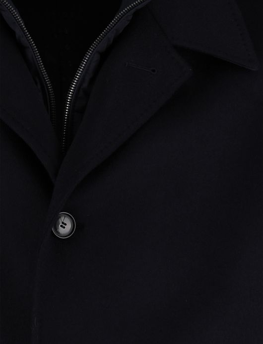 BOSS Black H-Clark winterjas H-Clark-Bib-S navy effen