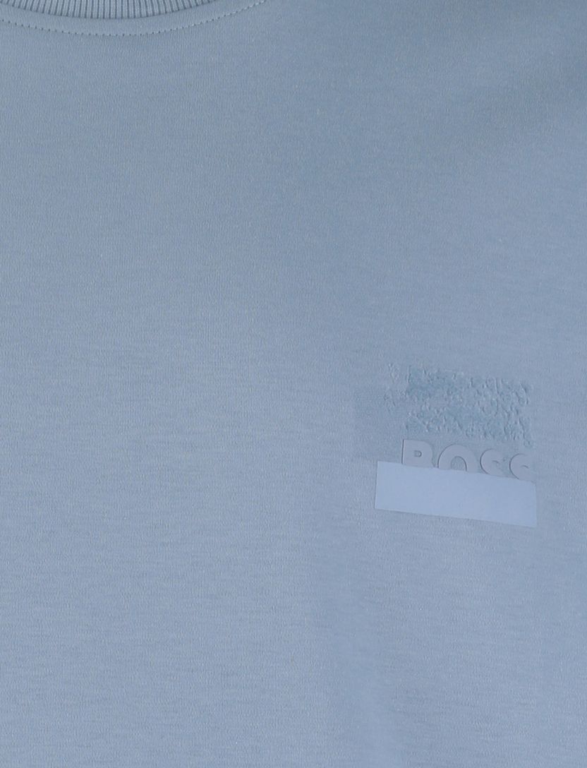 Boss Orange t-shirt katoen blauw Te-snow backprint