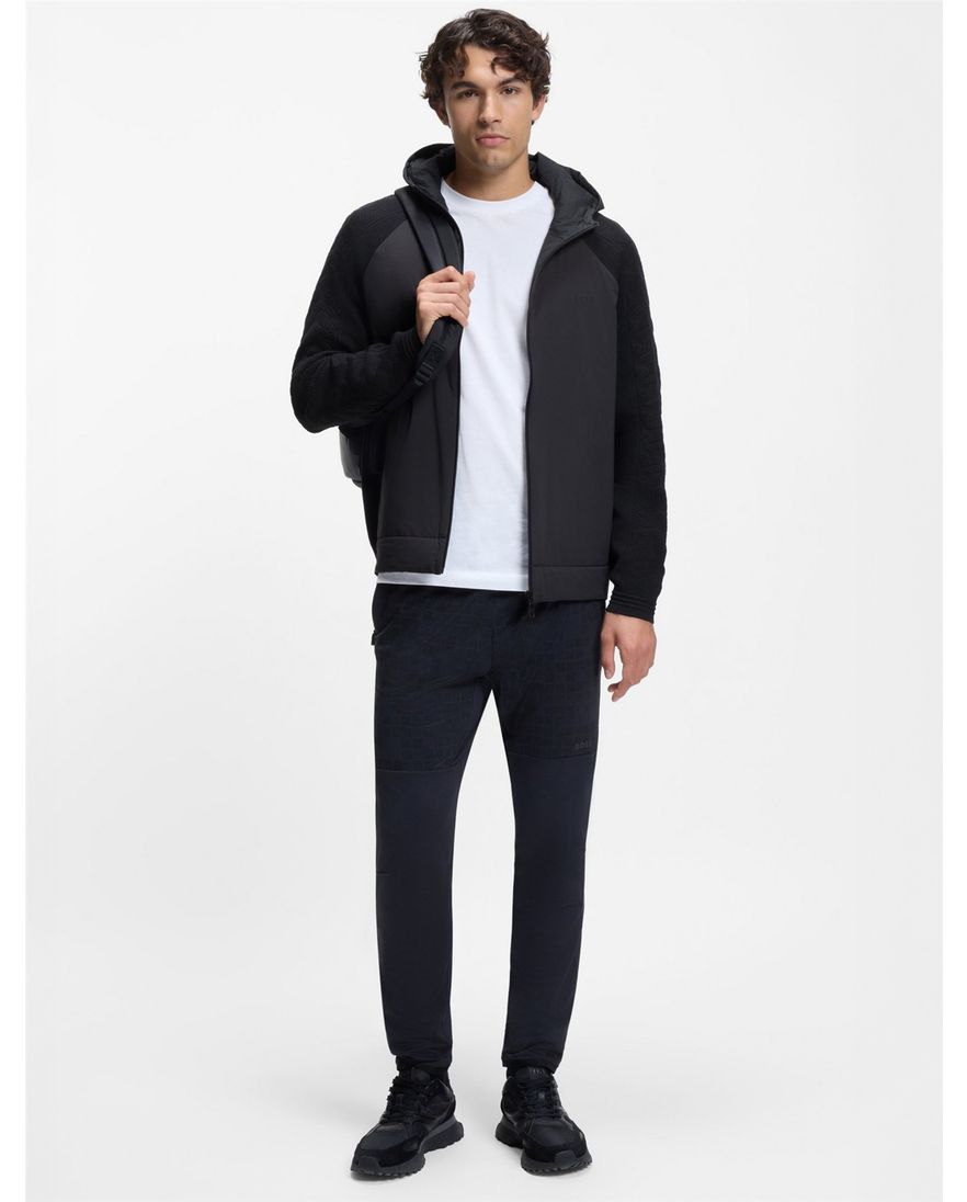 Boss Green Vest donkerblauw regular fit polyester