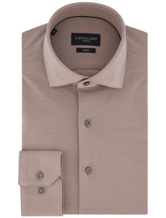 business overhemd beige Cavallaro