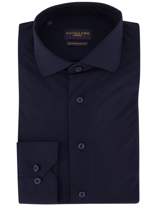 business overhemd donkerblauw Cavallaro Napoli