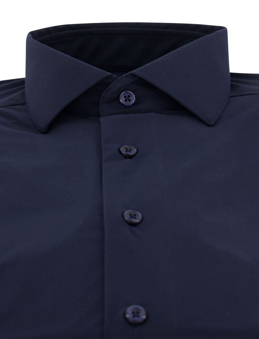 Cavallaro napoli overhemd ml7 donkerblauw