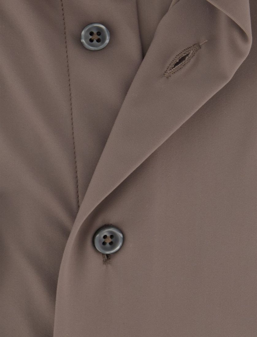 Cavallaro napoli overhemd taupe ml7