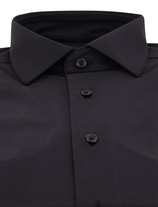 Cavallaro Tanisco overhemd mouwlengte 7 zwart