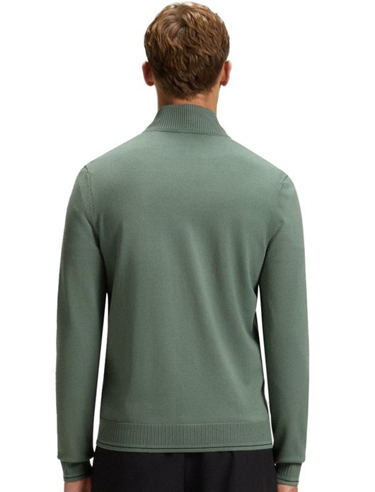 Boss Green Winterjas groen dubbele borstzak