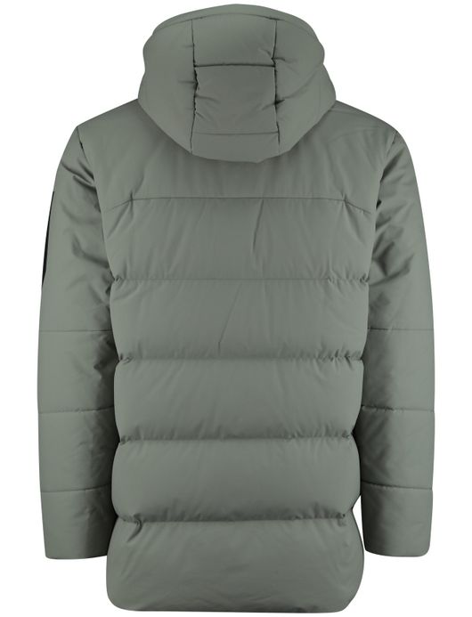 BOSS Block-X Park winterjas groen effen