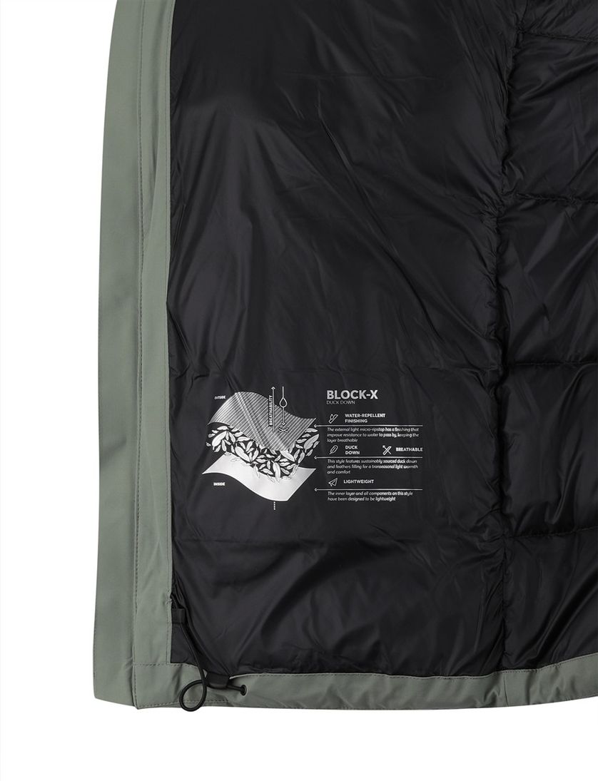 Boss Green winterjas groen capuchon normale fit