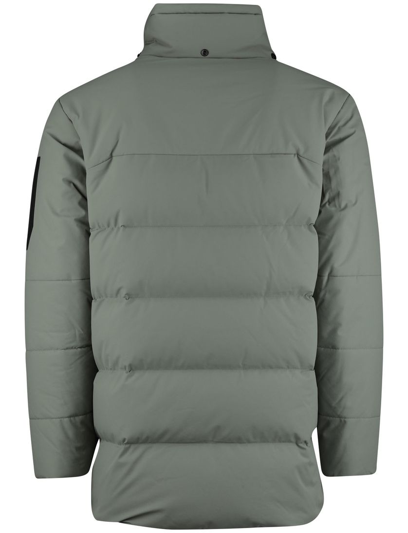 Boss Green winterjas groen capuchon normale fit