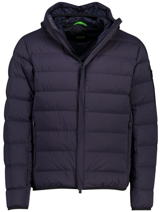 Boss Green riplite tussenjas donkerblauw