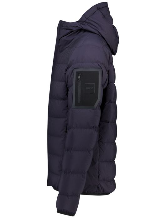 Boss Green riplite tussenjas donkerblauw