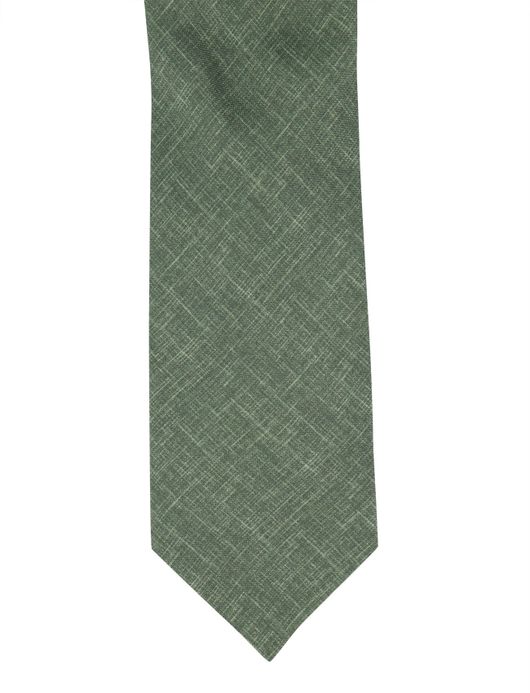 Profuomo stropdas groen gemeleerd