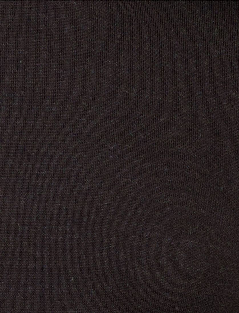 Cavallaro Coltrui Donkerbruin merinowol effen