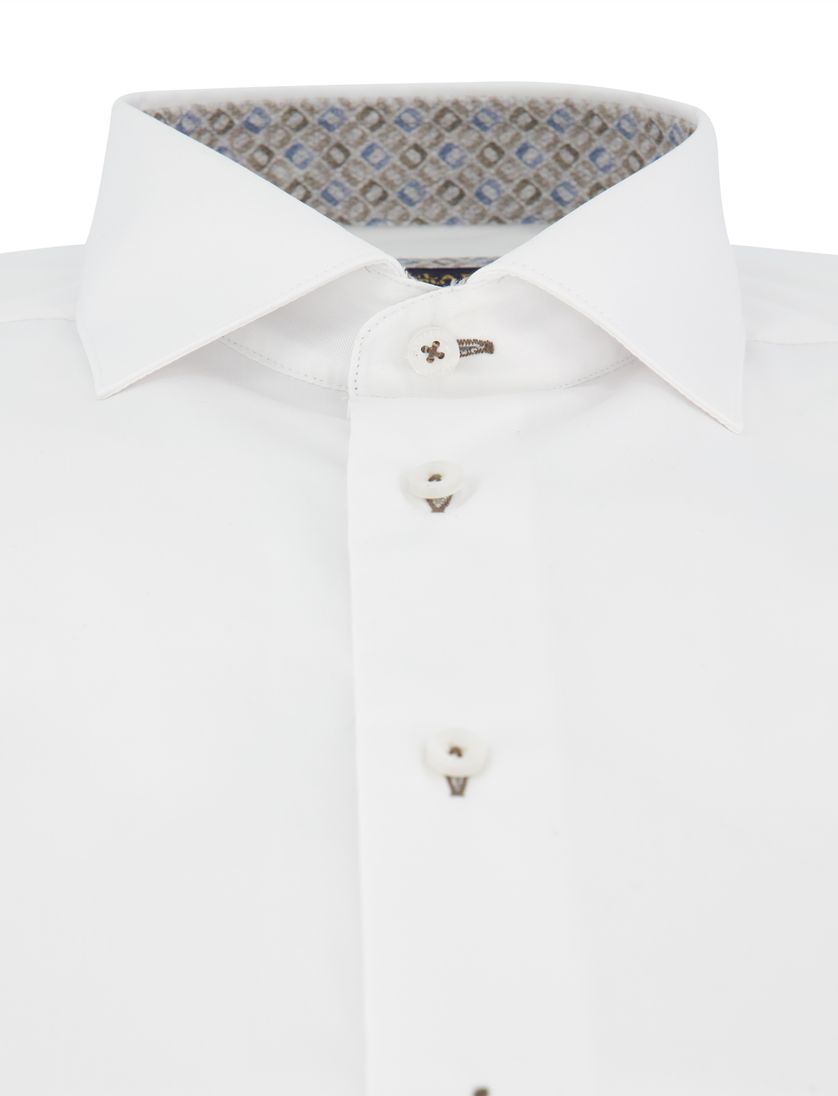 Cavallaro Luino overhemd ml 5 wit effen