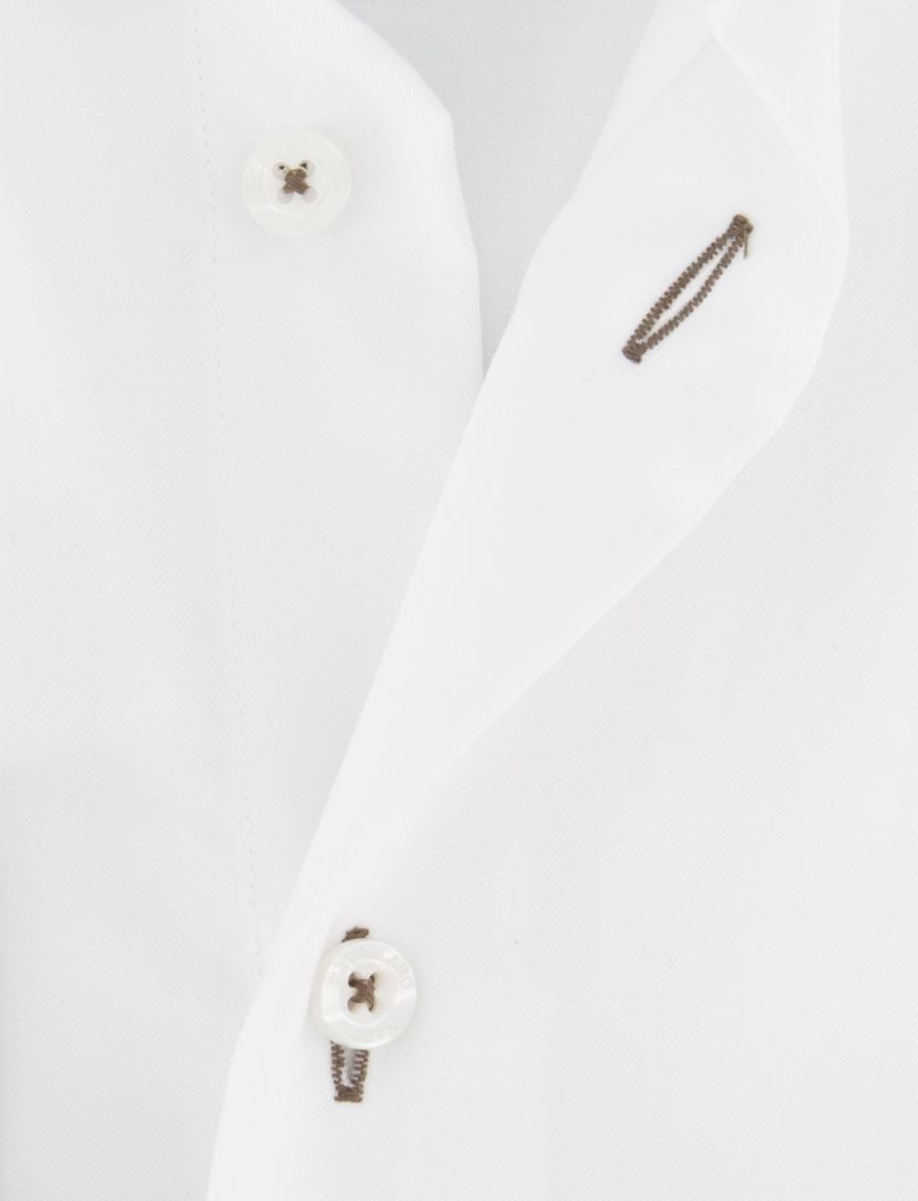 Cavallaro napoli overhemd katoen wit ml7