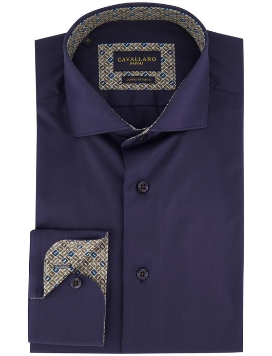 Cavallaro Laveno overhemd ml 5 donkerblauw