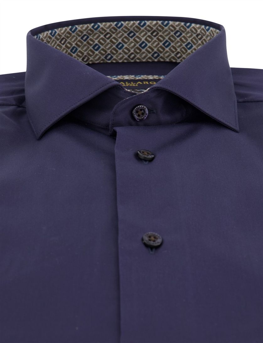 Cavallaro Laveno overhemd ml 5 donkerblauw katoen