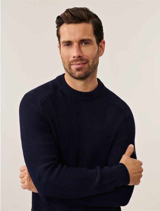 trui donkerblauw Cavallaro