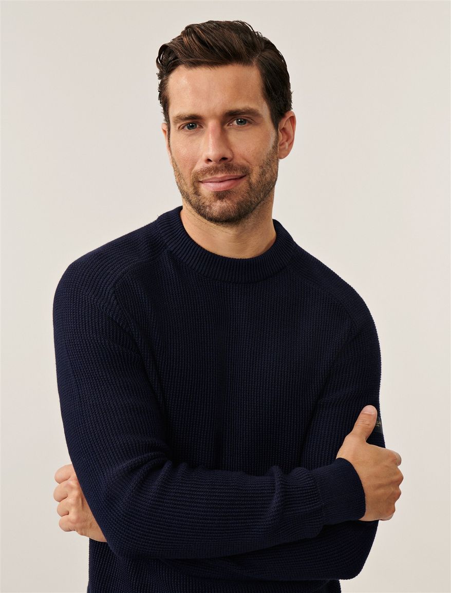 trui donkerblauw Cavallaro