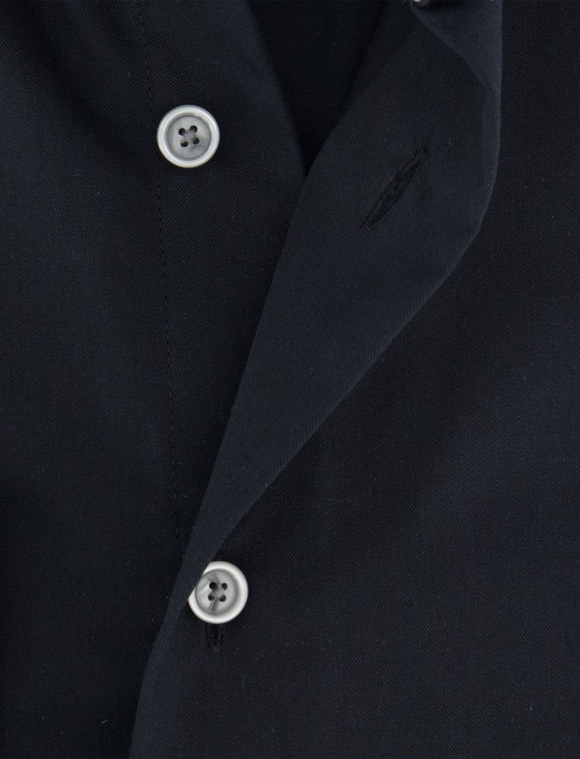 Cavallaro napoli overhemd katoen zwart ml7