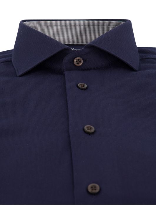 Cavallaro napoli overhemd donkerblauw ml7