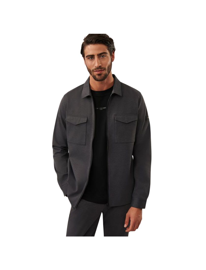 Cavallaro Zanico overshirt antraciet
