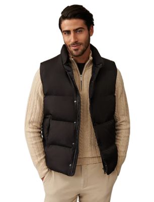 Cavallaro Cavallaro Napoli Platinum Zortinio puffer bodywarmer bruin
