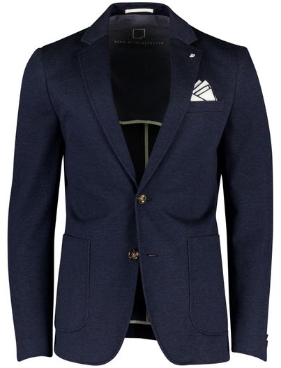 Born With Appetite colbert Born With Appetite effen donkerblauw slim fit