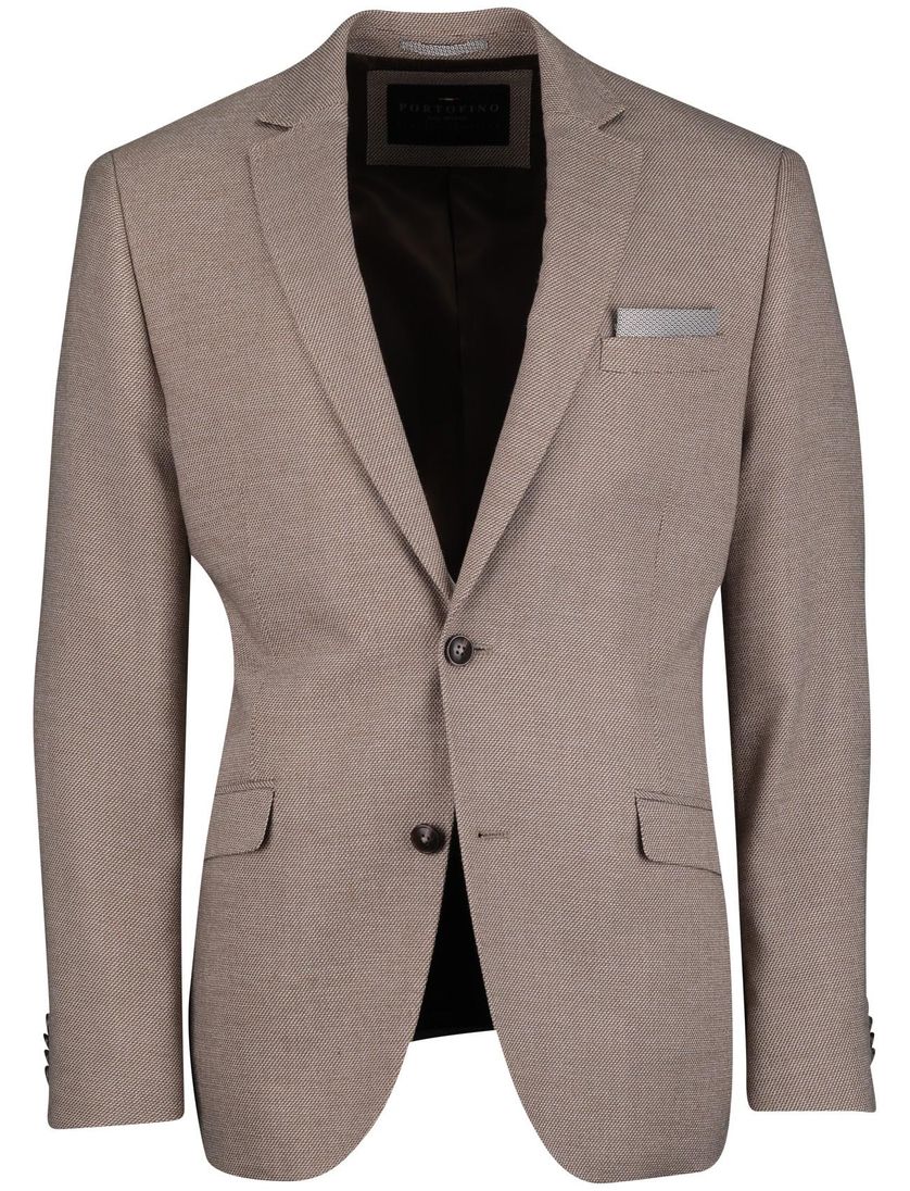 Portofino colbert beige geprint