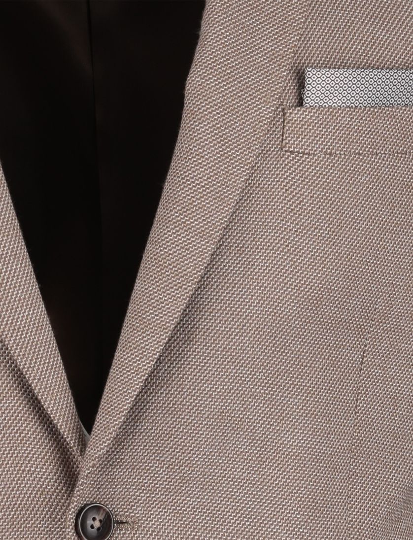 Portofino colbert beige geprint