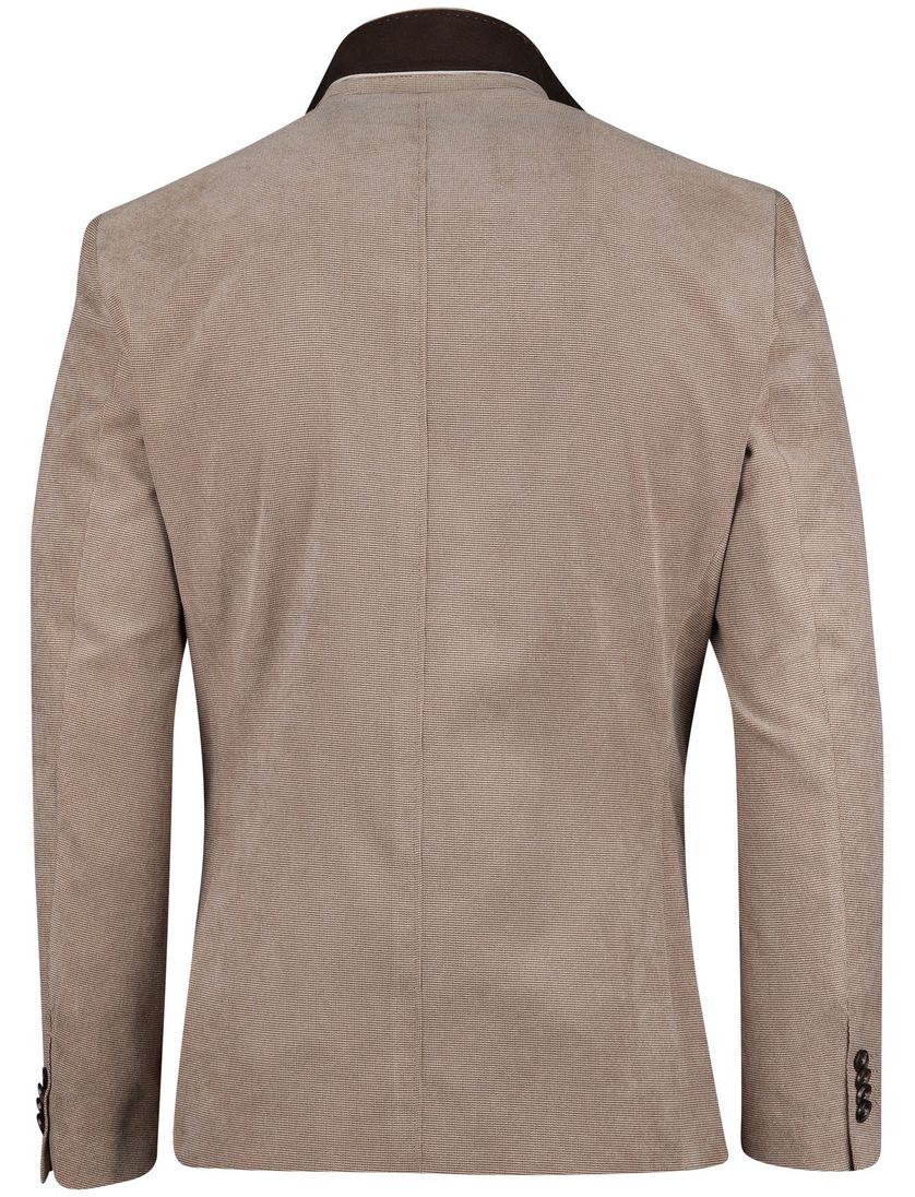 Portofino colbert beige polyester katoen