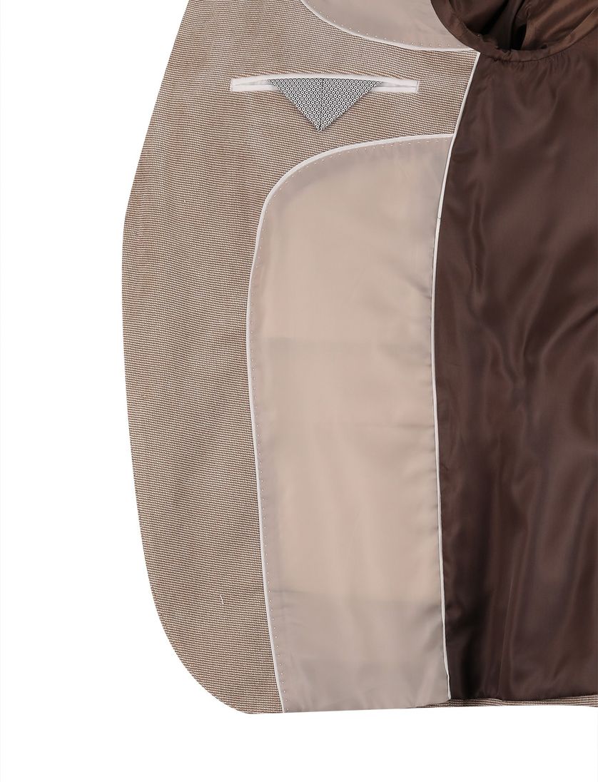 Portofino colbert beige polyester katoen