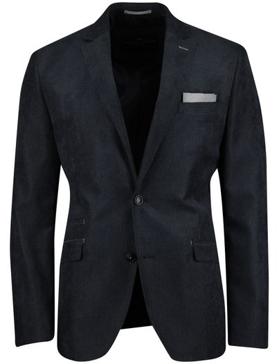 Portofino colbert portofino navy wol geprint