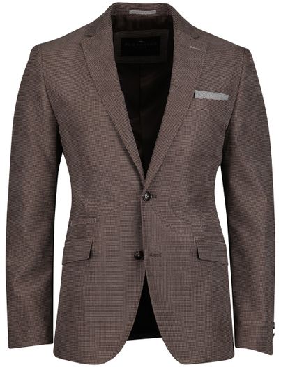 Portofino Colbert Portofino Bruin vier zakken patroon