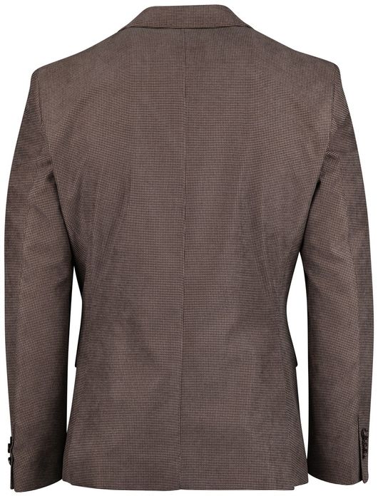 Portofino Colbert Bruin vier zakken patroon