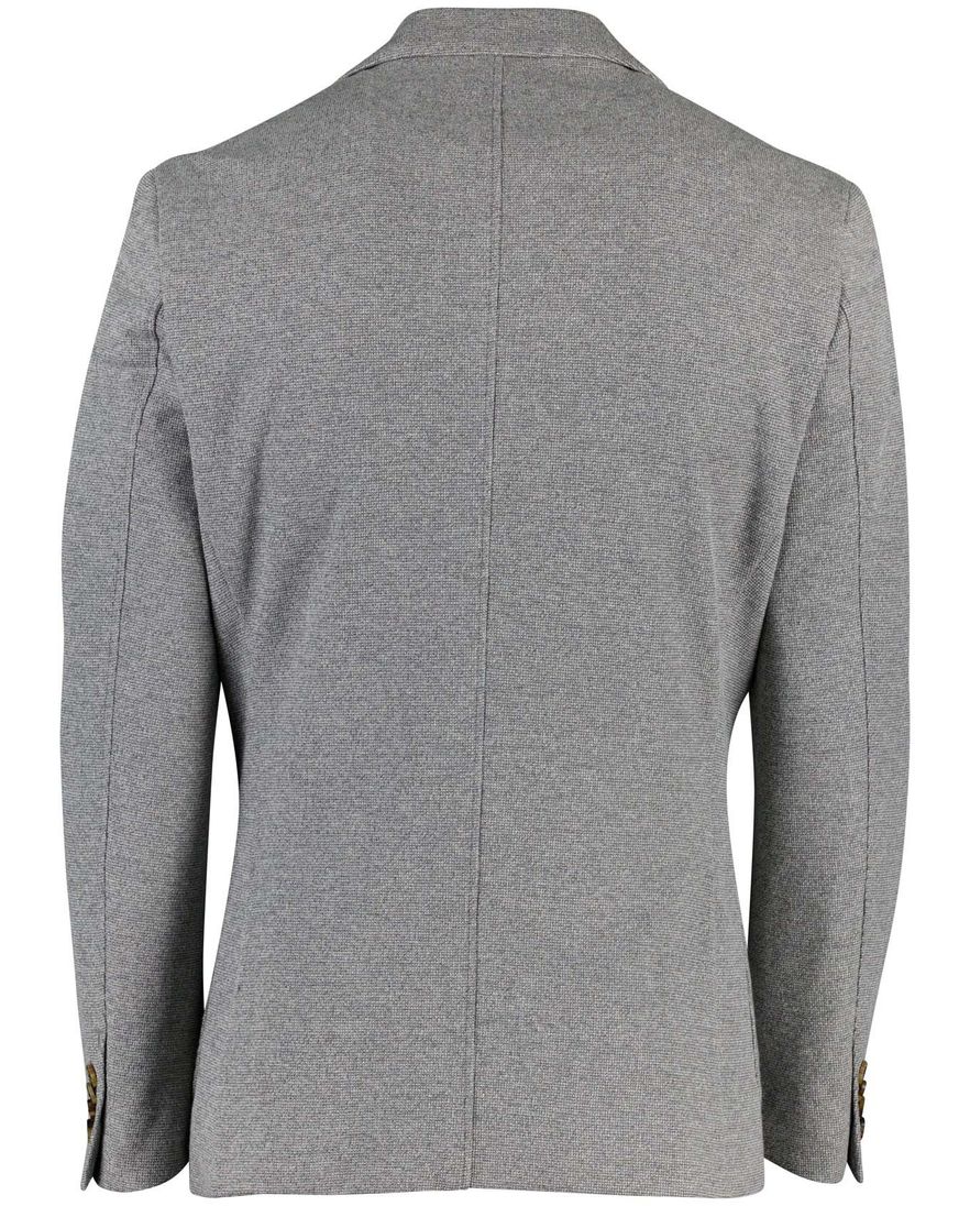 Portofino colberts Luka grijs effen normale fit