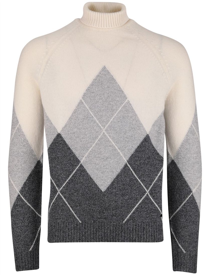 Born with appetite coltrui patroon creme geprint