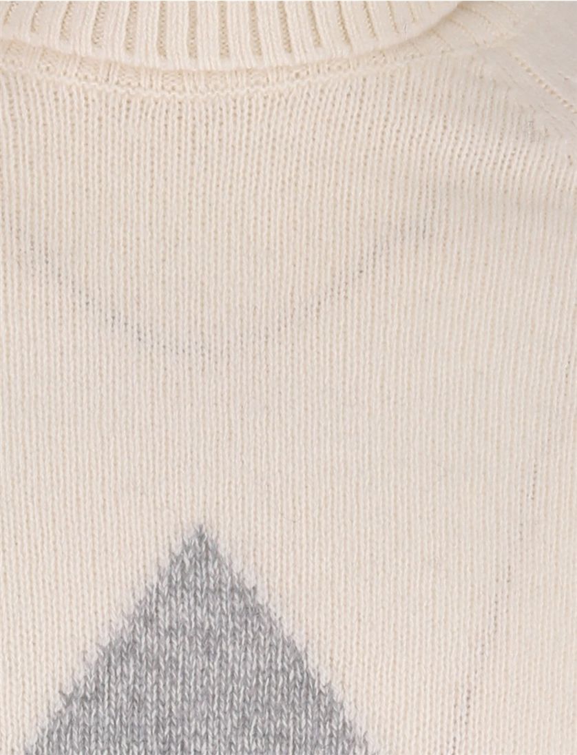 Born with appetite coltrui patroon creme geprint