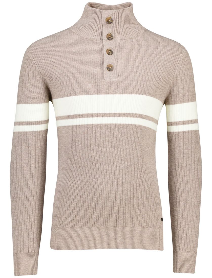 Half button Eben Born with Appetite bruin