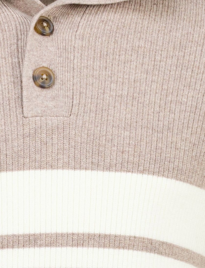 Half button Eben Born with Appetite bruin