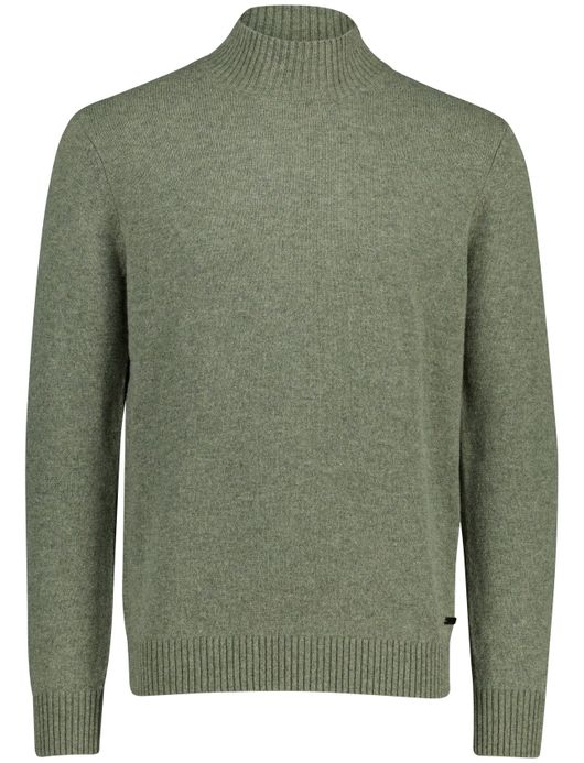 Born with Appetite trui Gregg mock groen