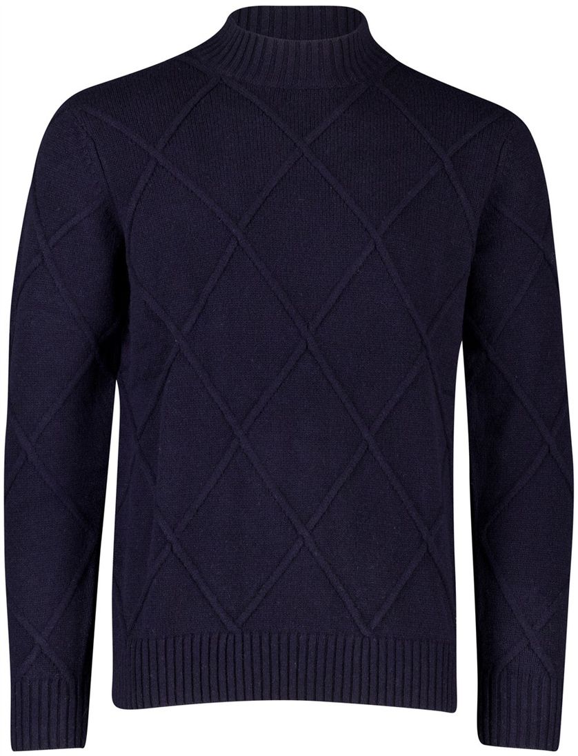 Born With Appetite turtleneck trui donkerblauw