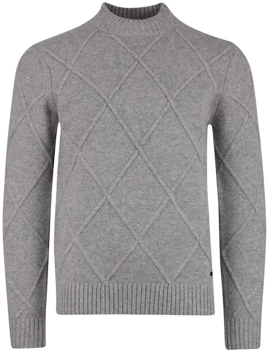 Born with Appetite Ivar trui 100% wol grijs