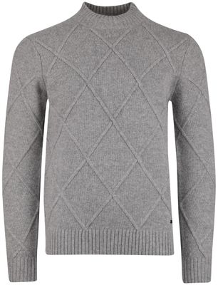 Born With Appetite grijze Born with Appetite Ivar mock trui