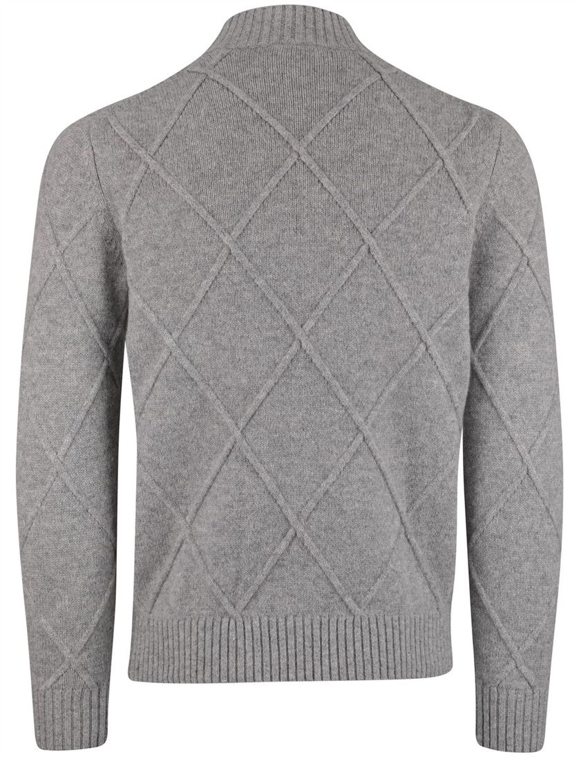 grijze Born with Appetite Ivar mock trui