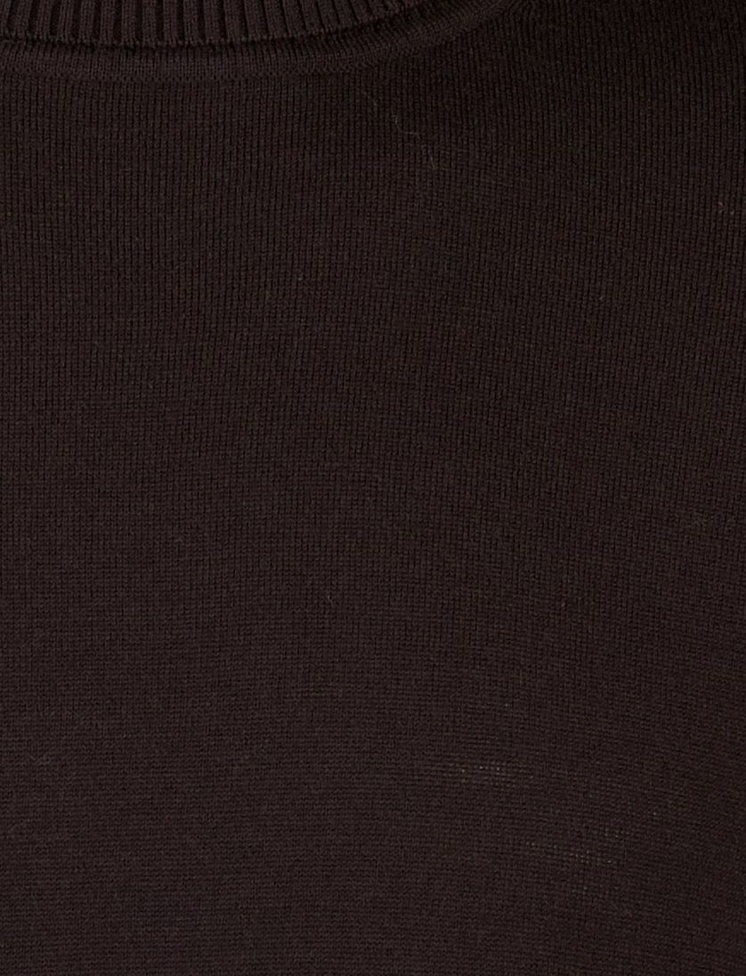 Born with appetite trui bruin merinwol