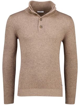 Born With Appetite Wollen half button Born with Appetite Sutton bruin