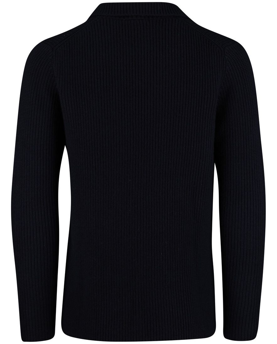 Vest Born with Appetite gebreid navy