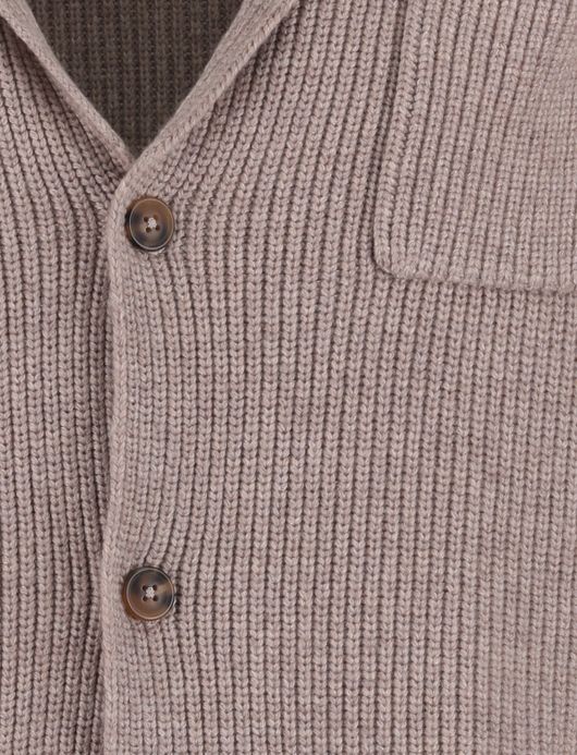 Born with Appetite Vest Terry beige gebreid